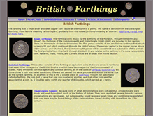 Tablet Screenshot of britishfarthings.com